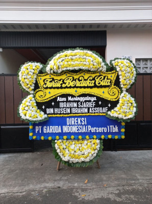 Papan Bunga Duka di Palabuhanratu
